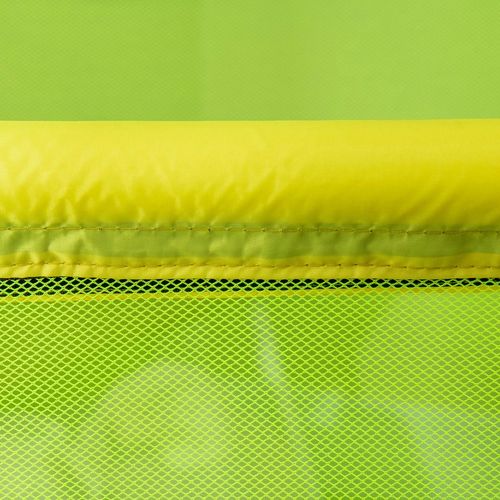 ZONEKIZ 4.6 FT Trampoline with Enclosure Net Bungee Gym, Yellow