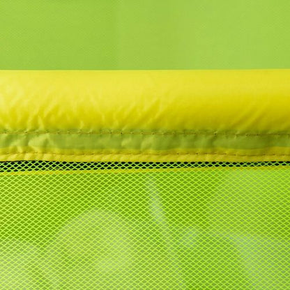 ZONEKIZ 4.6 FT Trampoline with Enclosure Net Bungee Gym, Yellow