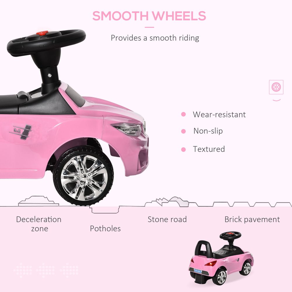 Ride on Car Baby Toddler Walker Foot to Floor Sliding Car Slider Pink